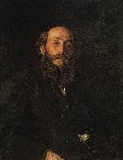 llya Yefimovich Repin Portrait of painter Nikolai Nikolayevich Ghe oil painting on canvas